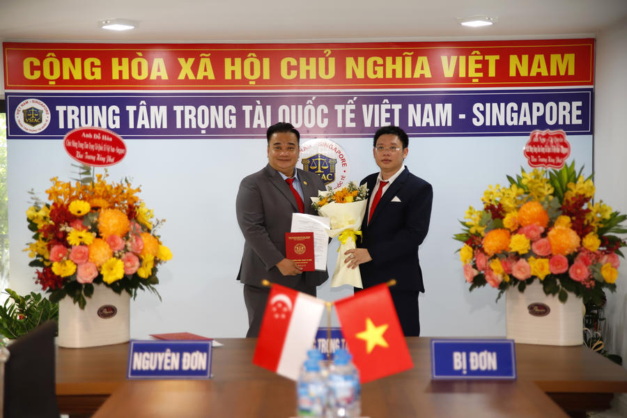 Trung tâm Trọng tài Quốc tế Việt Nam – Singapore chính thức ra mắt